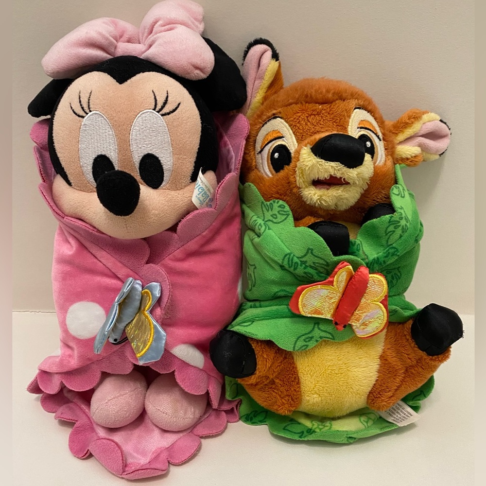 Minnie & Bambi Baby Disney Stuffed Animals